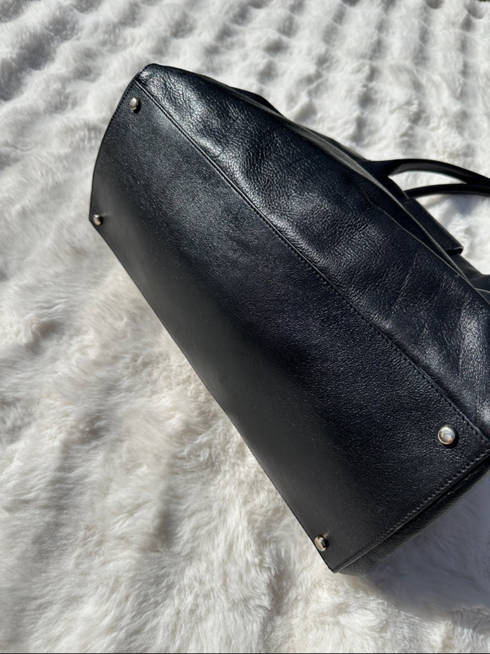Kate spade black leather tote - Picture 8 of 15